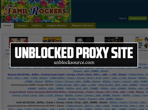 unblocked tamilrockers|Tamilrockers Proxy